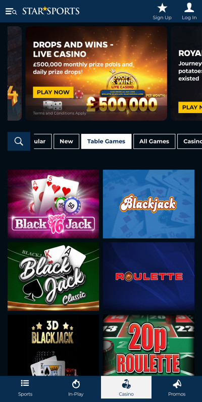 Star Sports Casino ios app