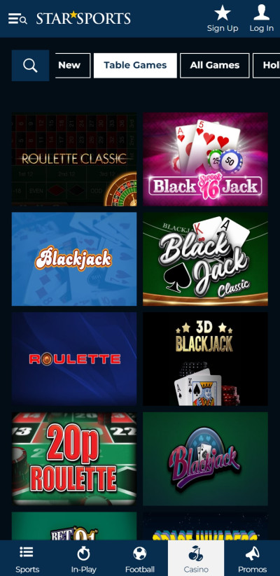 Star Sports Casino mobile app