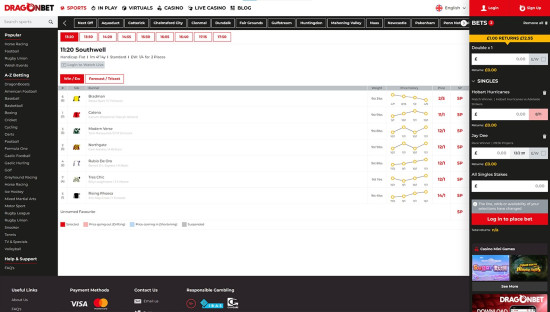 DragonBet desktop