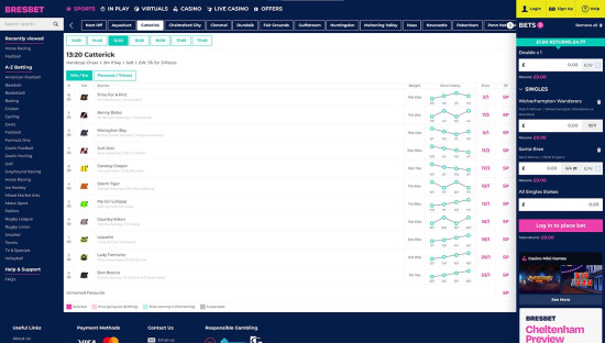 BresBet desktop