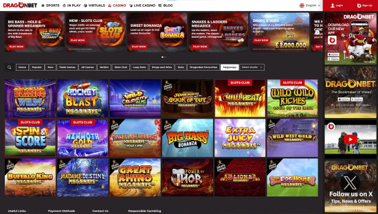DragonBet Casino desktop