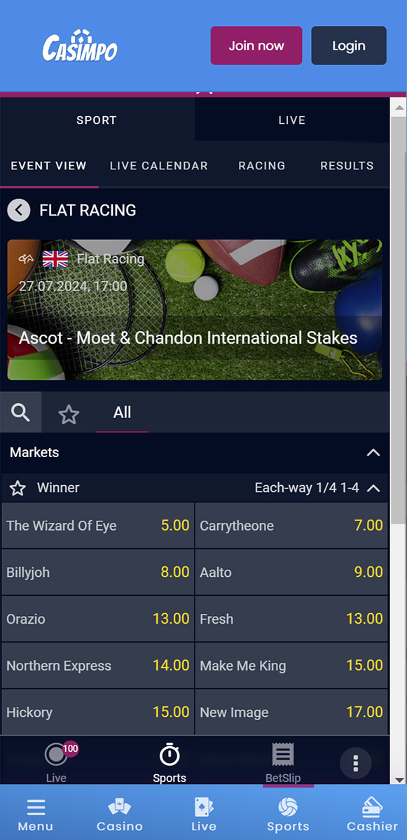 mobile app